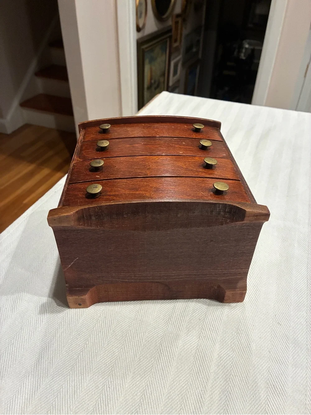 Vintage Wood Doll Furniture Chest of Drawer’s